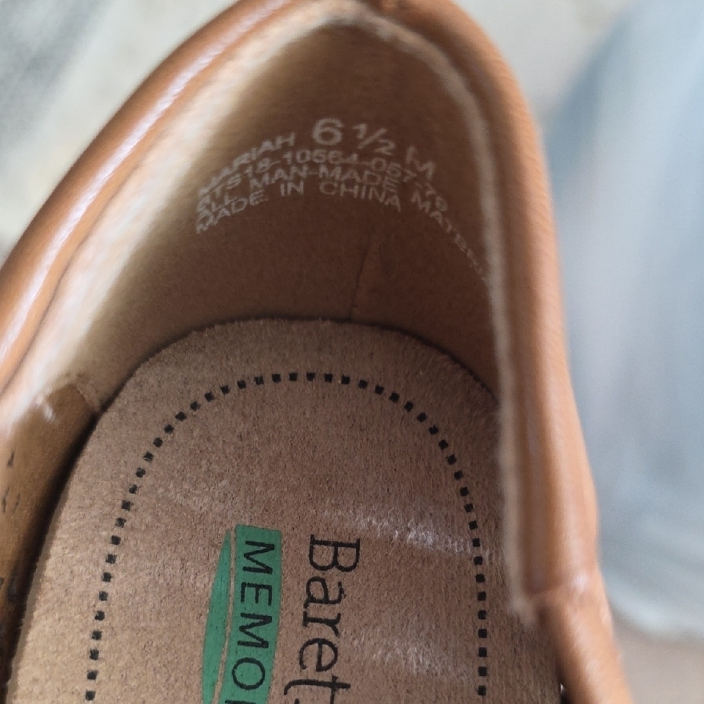 BareTraps Brown Women's Flats with Floral Cut-Outs - Picture 5 of 5